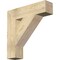 Ekena Millwork Traditional Block Rough Sawn Bracket, Douglas Fir, 6"W x 26"D x 26"H BKT06X26X26TRA05RDF - alternate 1